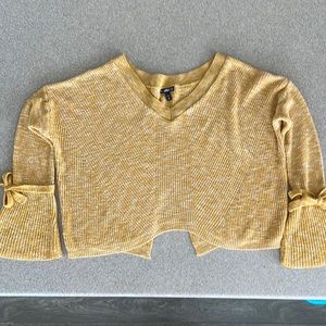 Express ladies mustard yellow sweater